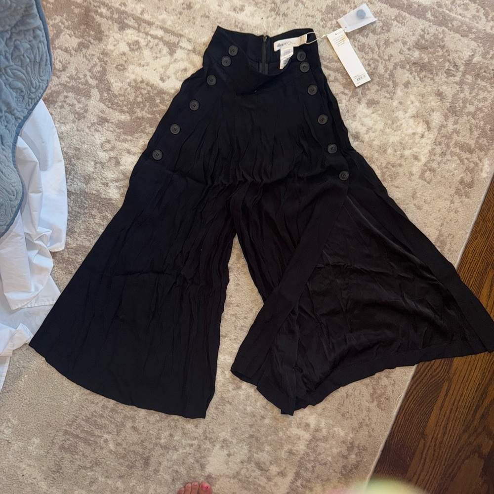 Alice McCall Black Wide-Leg light years pants new w tags size 2